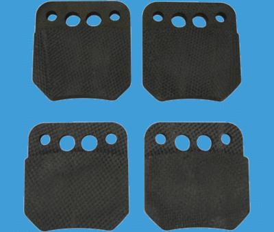 LAMB FRONT CARBON PADS FOR #1620 CALIPERS (SET OF 4 PADS)