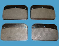 Carbon metallic pad for JFZ/Wilwood Calipers