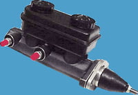 Tandem 1-1/8" bore aluminum master cylinder