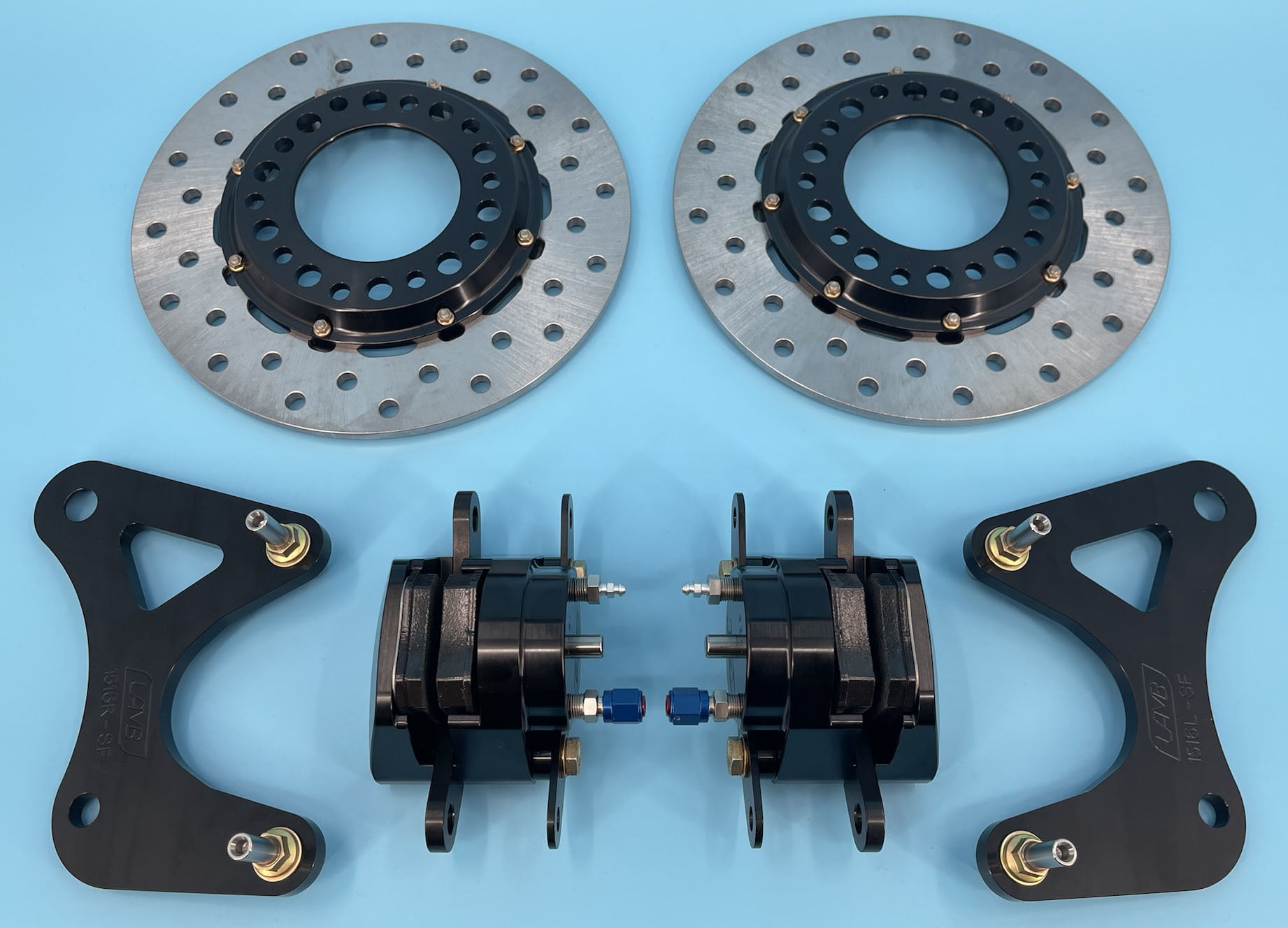 Light Weight Drag Radial Front Brakes " Black
