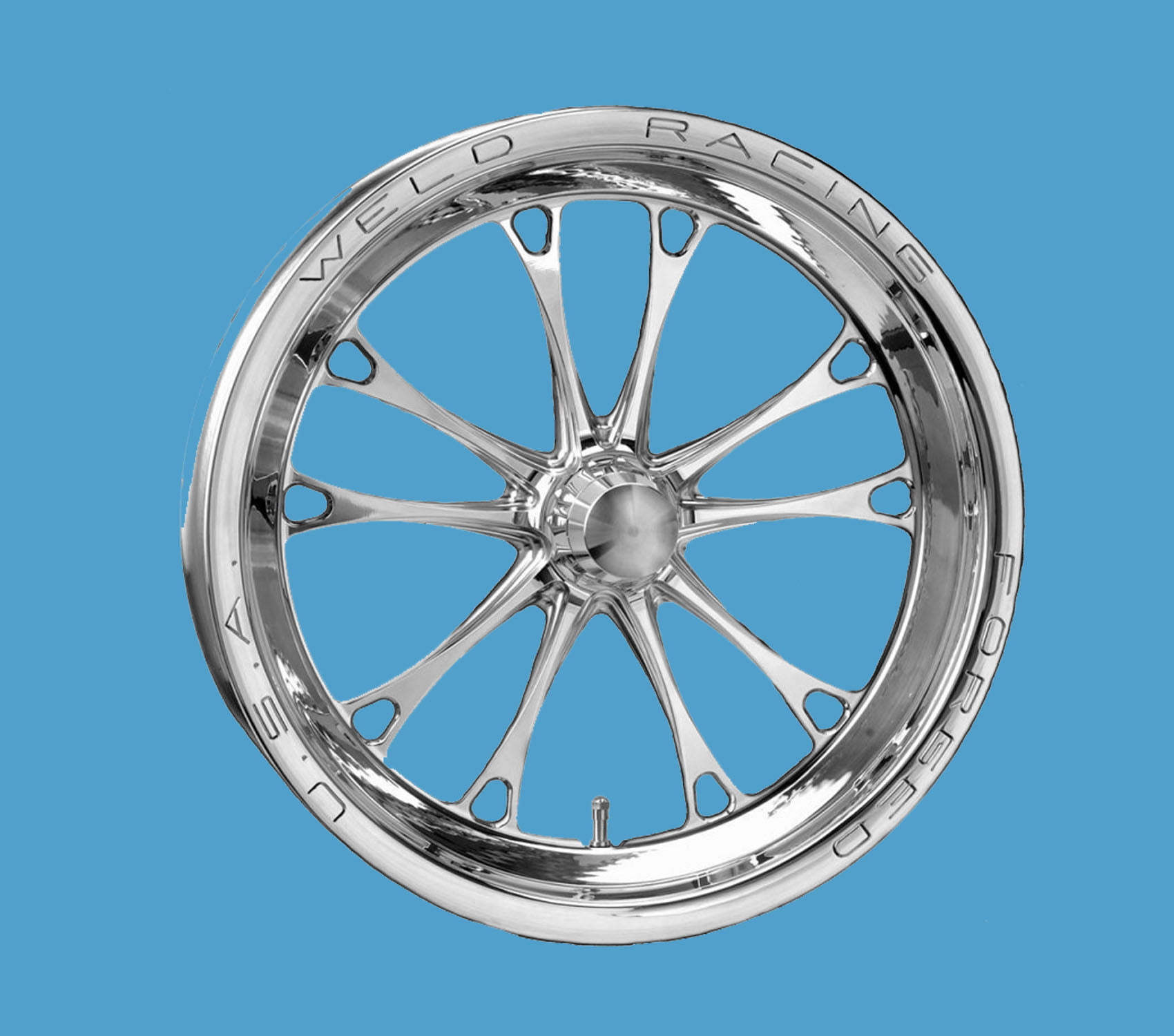 Weld Racing VSeries Wheel Anglia Spindle Mount 1.75 RS " Polished